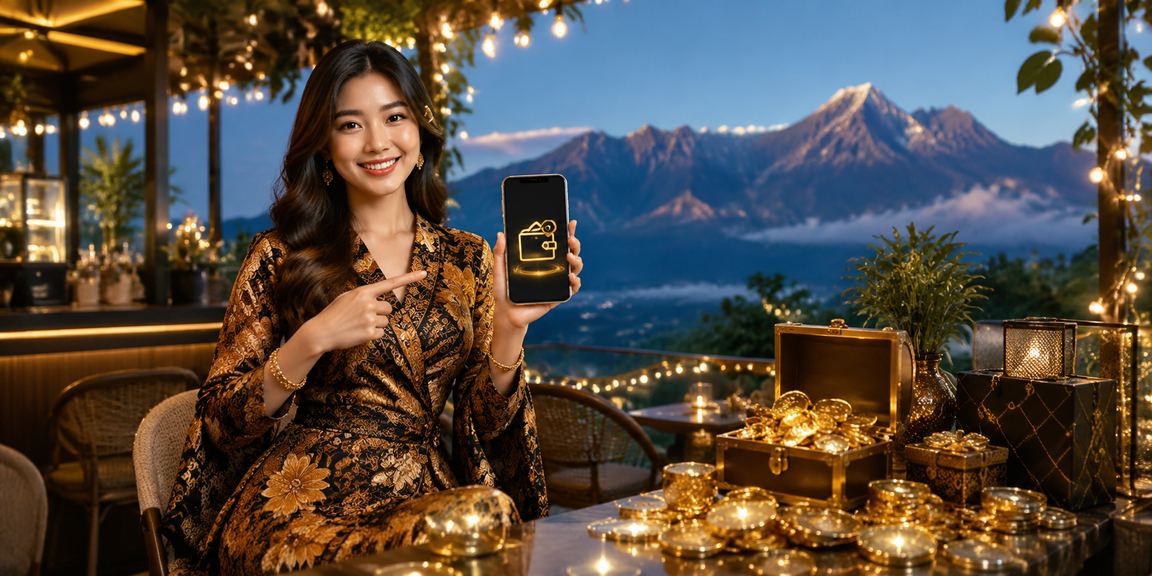 Proses deposit mudah alih dengan motif batik Sabah untuk platform 408